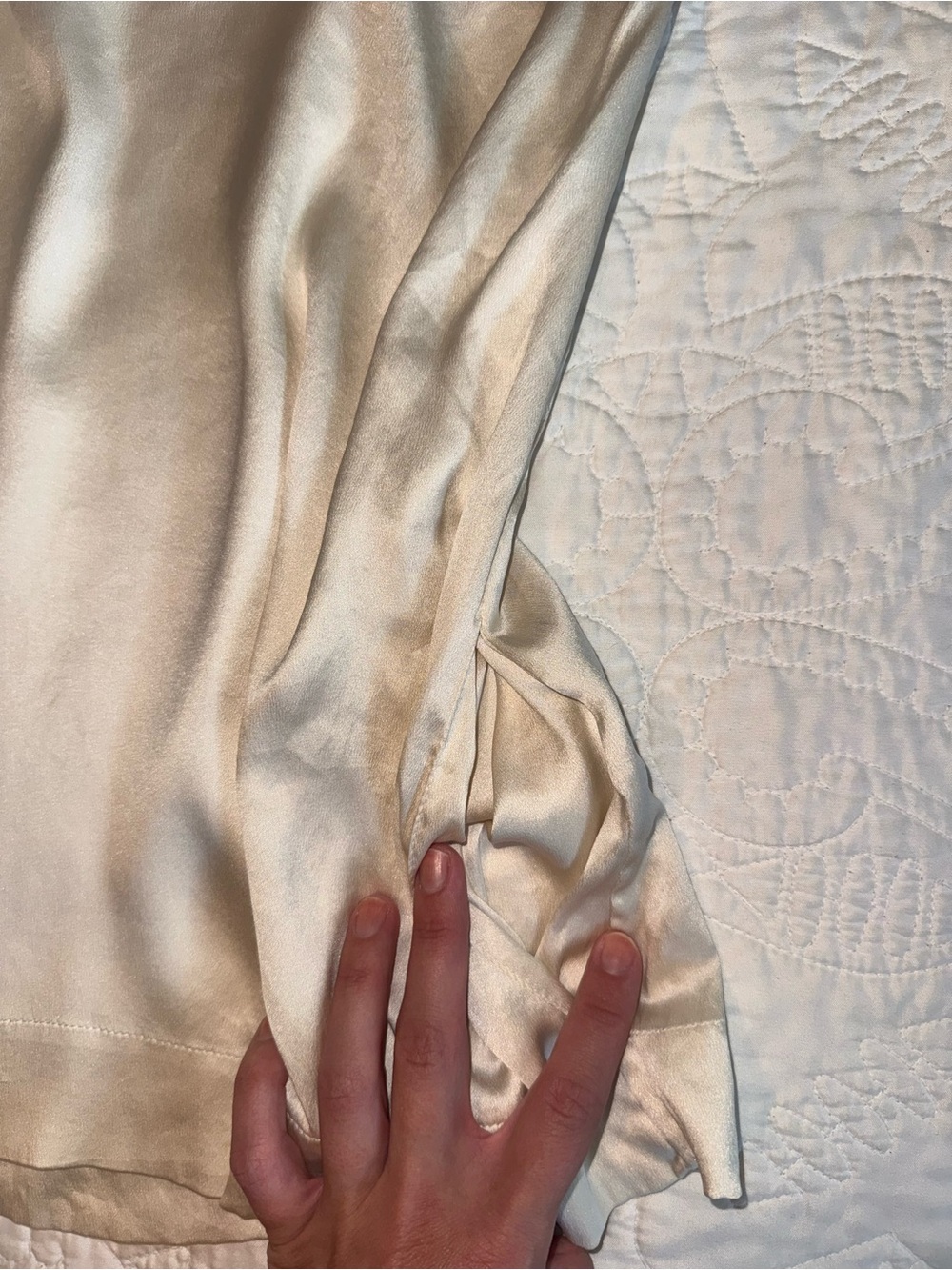 Brunello Cucinelli Strapless Silk Ivory Top - Picture 5 of 7